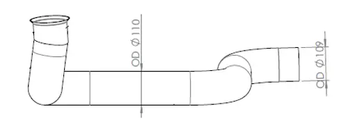 Exhaust Pipe for Renault, E-line