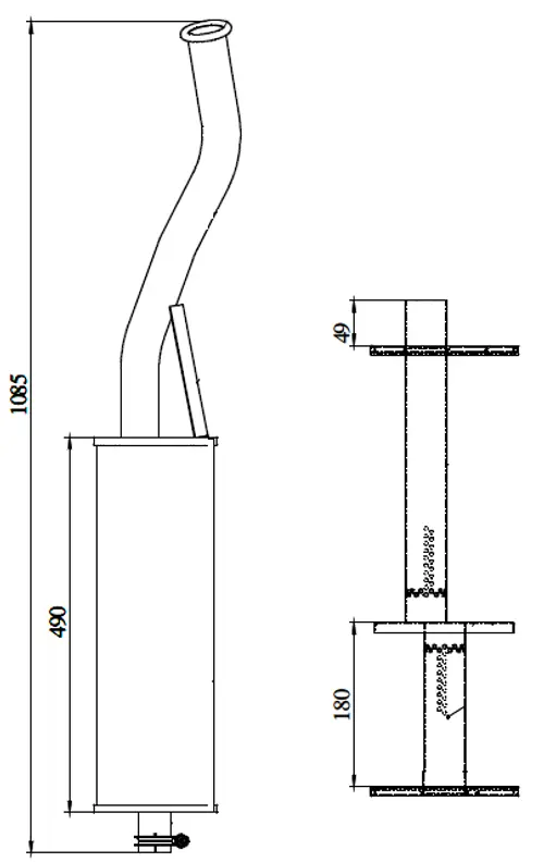Silencer for Mercedes