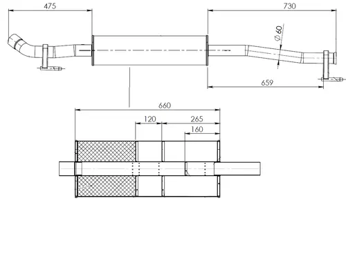 Silencer for Mercedes