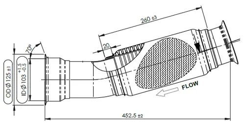 Pipe for Freightliner