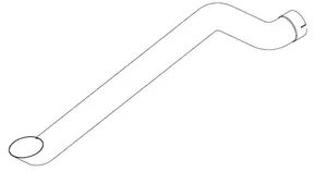 Pipe for Mercedes