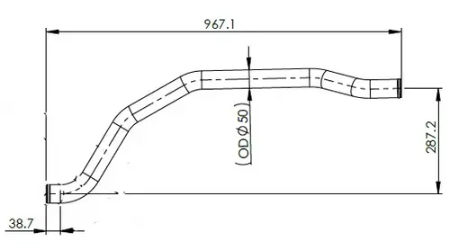 Water Coolant Pipe for Iveco