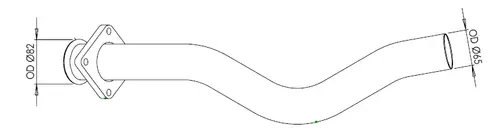 Pipe for Iveco