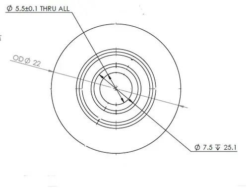 Universal Fitting, M14X1,5 / Ø5,5
