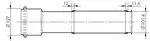 Exhaust Pipe w. Flex, D3S for Peterbilt