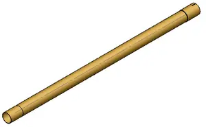 Extension Pipe, OD/ID=69.8/70.3 / L=1500, ALU