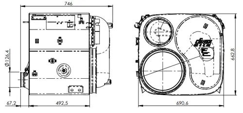 Euro VI Silencer for MAN TGX/TGS
