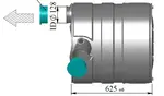 Silencer w. SCR for Volvo E-line