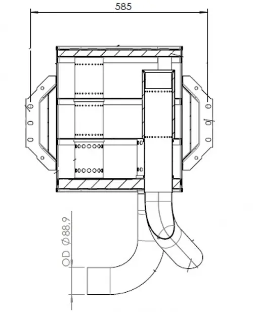 Silencer for Mercedes