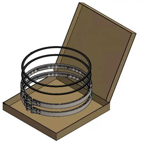 Clamp/Gasket Kit 13" for Volvo