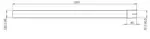 Extension Pipe, OD/ID=60/60.5 / L=1000, ALU