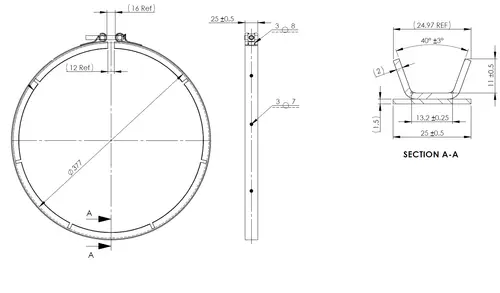 Exhaust Clamp for Caterpillar