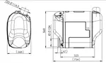 Silencer w. SCR for Iveco, E-line