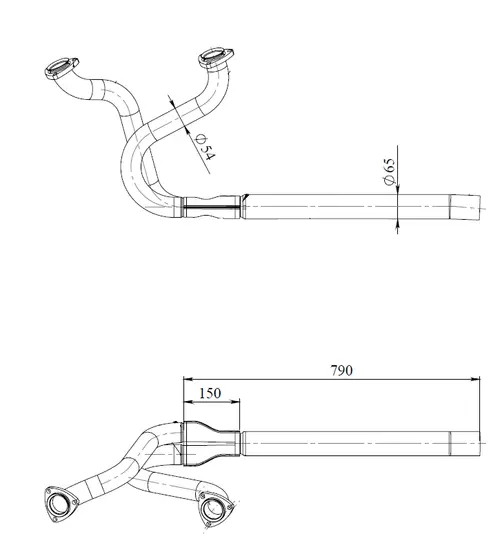Pipe for MAN