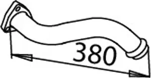 Pipe for Mercedes