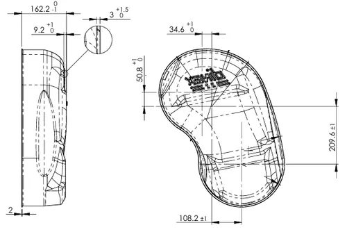 Endcap for Volvo Euro VI Silencer