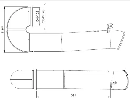 Exhaust Pipe for DAF