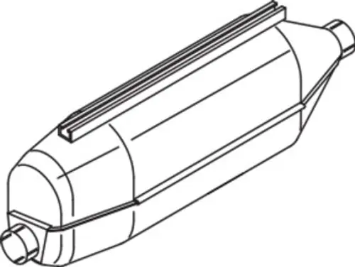 Middle-/End Silencer for Scania, E-line