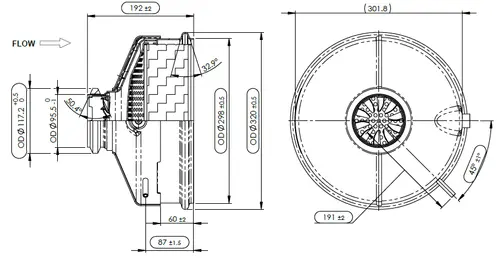 DOC 'Pancake' Inlet for Cummins