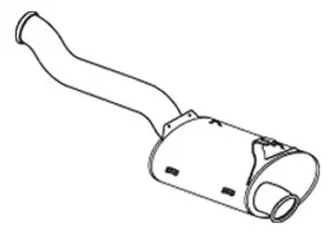 Silencer for DAF