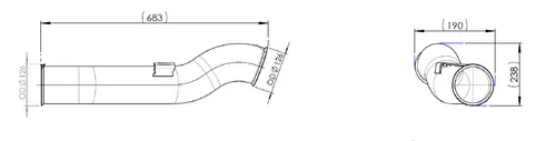 Pipe for Scania