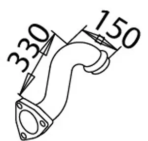 Pipe for Mercedes