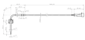 Temperature Sensor w. AMP Connector