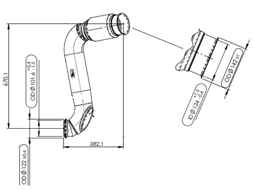 Exhaust Bellow for Volvo