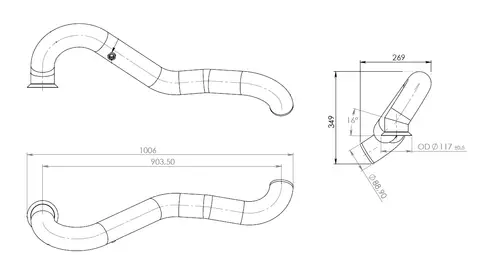 Pipe for Renault