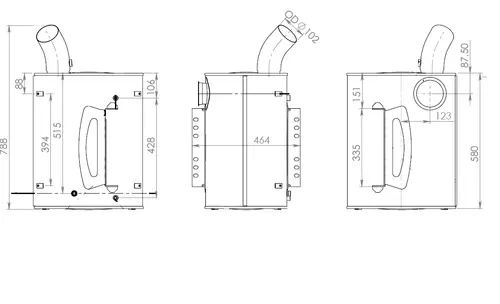 Silencer W. SCR for Iveco