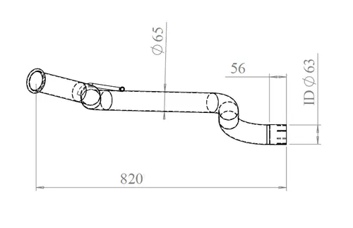 Pipe for Iveco