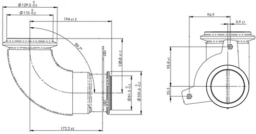 Pipe for Iveco