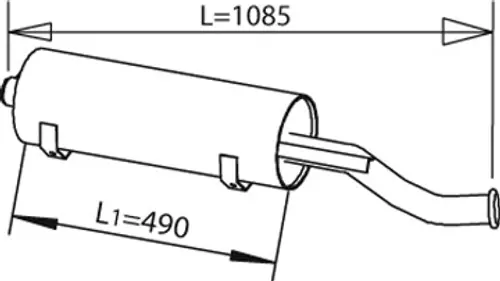 Silencer for Mercedes