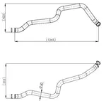 Water Coolant Pipe for MAN