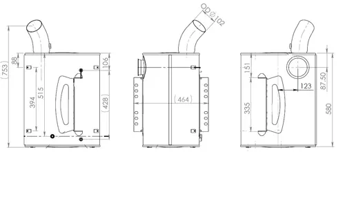 Silencer W. SCR for Iveco