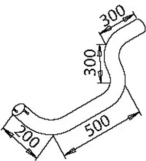 Pipe for Mercedes