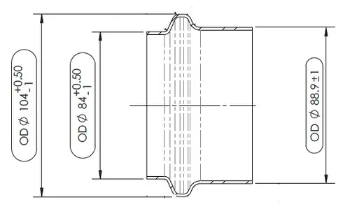 Exhaust Bellow for International