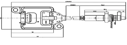 NOx Sensor for Paccar (PRE SCR)