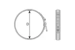 LAMBDALARSEN JOINT FOR BAFFLE SIZE 281