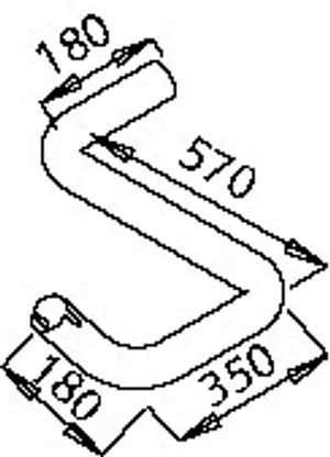 Pipe for Mercedes