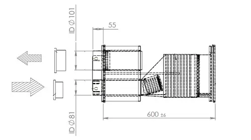 Silencer W. OXI-KAT for MAN