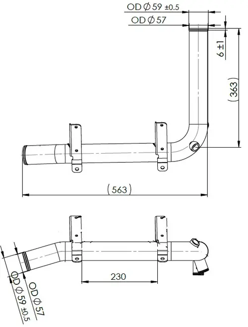 Water Coolant Pipe for Scania