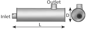 Universal Silencer, INOX