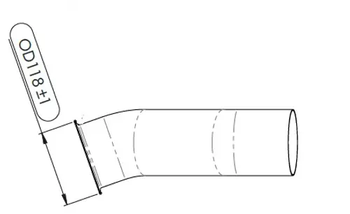 Exhaust Bellow for International