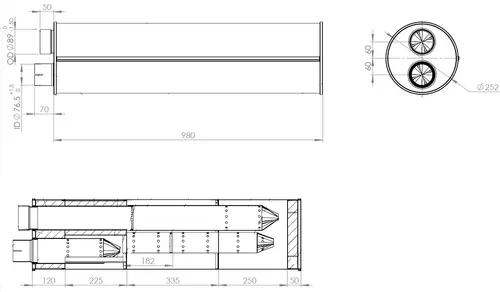 Silencer for DAF