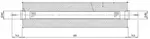 Absorption Silencer, Ø=184, L=954 mm, ALU