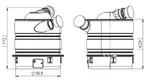 Silencer W. SCR for Scania