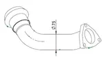 Pipe for Mercedes