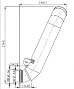 Insulated Exhuast Pipe for DAF