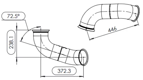 Pipe for Peterbilt